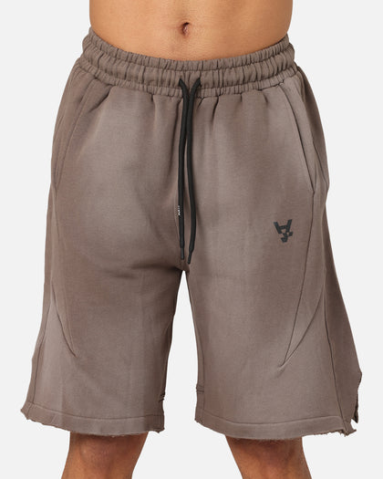 The Anti Order Apocalypse Sweat Shorts Sunfade Brown