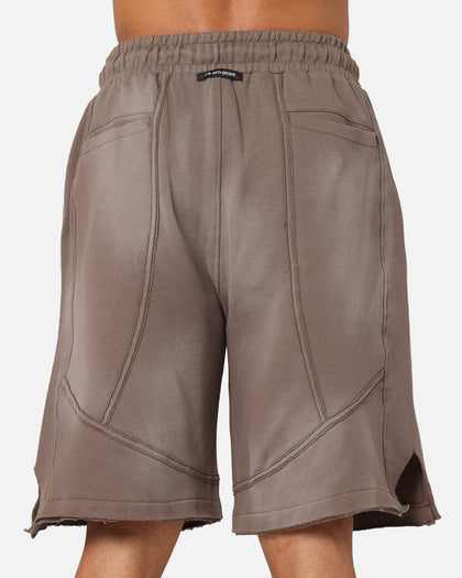 The Anti Order Apocalypse Sweat Shorts Sunfade Brown