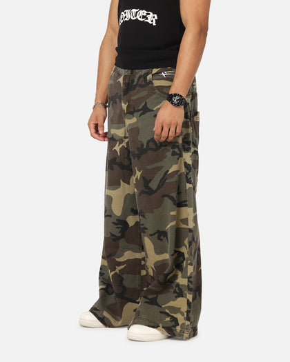 Loiter Skate Jeans Woodland Camo