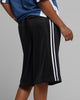 Loiter Track 3 Quarter Shorts Black