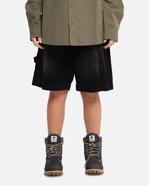 XXIII Corduroy Wash Jorts Black