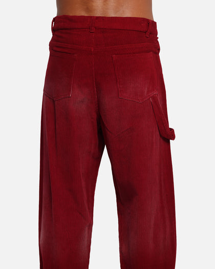 XXIII Corduroy Wash Pants Burgundy