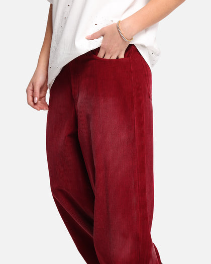 XXIII Corduroy Wash Pants Burgundy