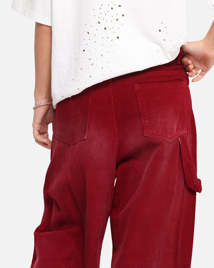 XXIII Corduroy Wash Pants Burgundy