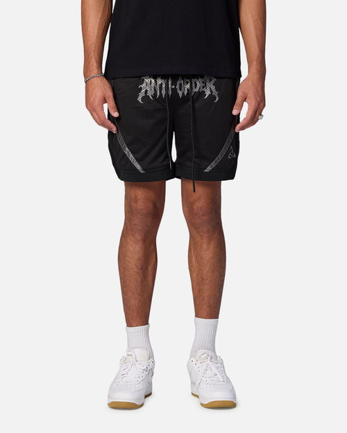 The Anti Order Sparta Mesh Basketball Shorts Black/Grey