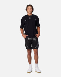 The Anti Order Sparta Mesh Basketball Shorts Black/Grey