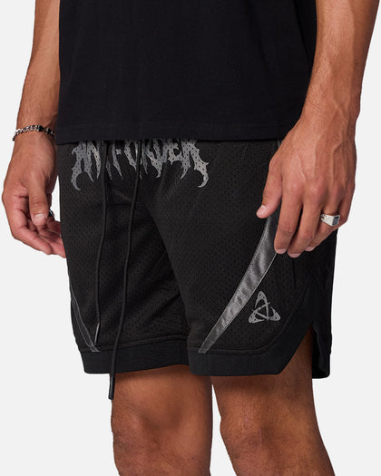 The Anti Order Sparta Mesh Basketball Shorts Black/Grey