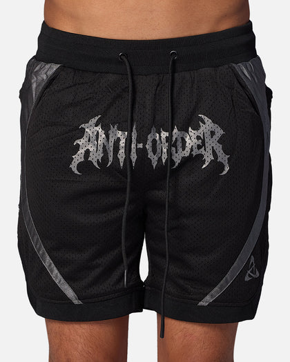 The Anti Order Sparta Mesh Basketball Shorts Black/Grey