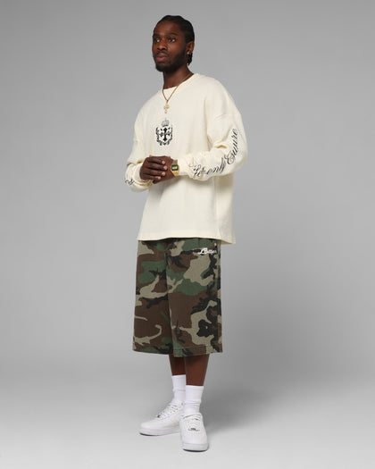 Loiter 3 Quarter Shorts Woodland Camo