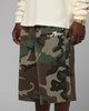 Loiter 3 Quarter Shorts Woodland Camo