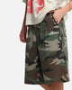Loiter 3 Quarter Shorts Woodland Camo