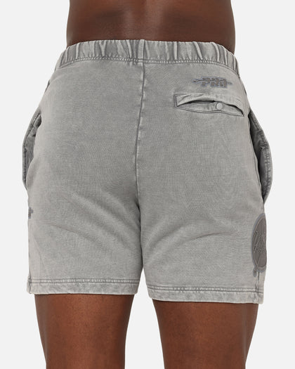 Pro Standard New York Yankees Washed Classic Shorts Washed Grey
