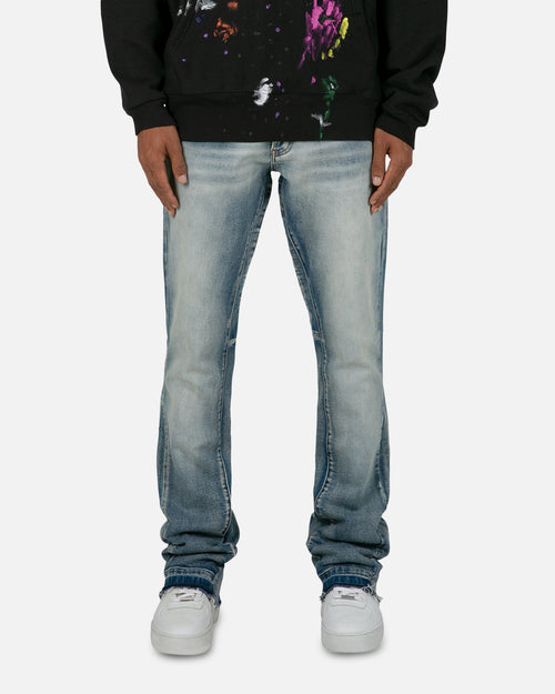 MNML B484 Flare Denim Jeans Blue