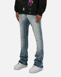 MNML B484 Flare Denim Jeans Blue