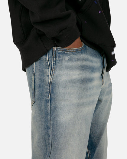 MNML B484 Flare Denim Jeans Blue