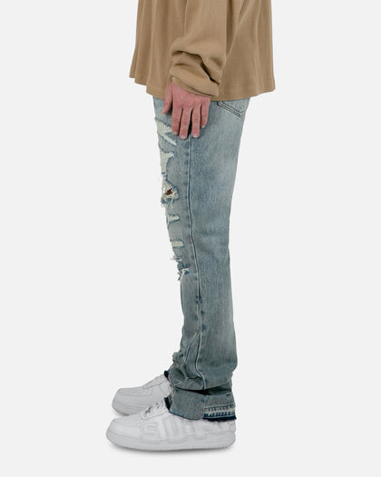 MNML B469 Flare Denim Jeans Blue