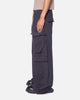 MNML Rave Double Cargo Sweatpants Washed Black
