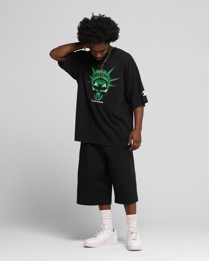 Loiter Chopper Baggy Shorts Black