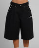 Loiter Chopper Baggy Shorts Black