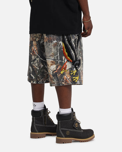 Ed Hardy Eagle Jorts Real Tree Camo