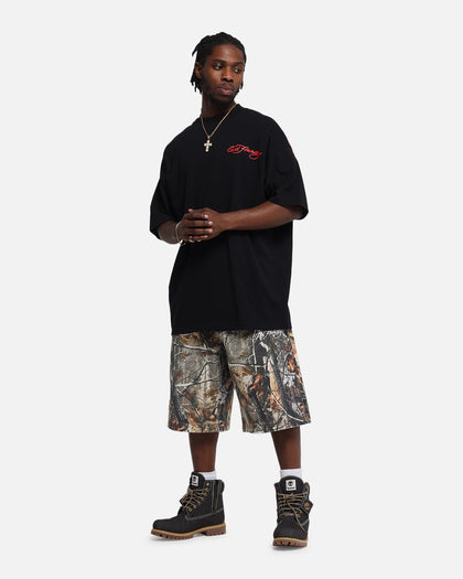 Ed Hardy Eagle Jorts Real Tree Camo