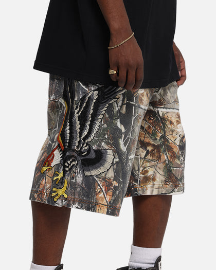 Ed Hardy Eagle Jorts Real Tree Camo