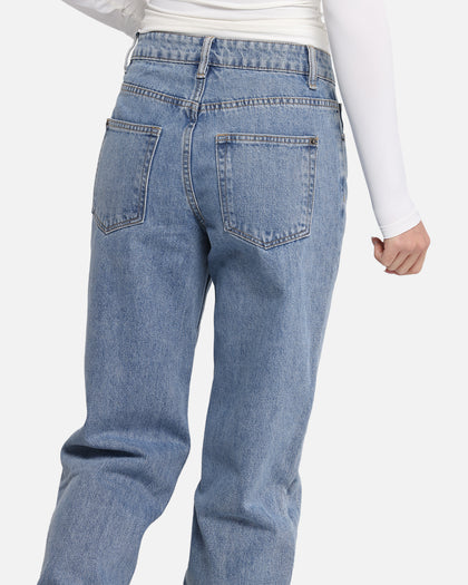 XXIII Women's High Rise Relaxed Jeans Blue Denim