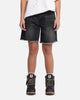 XXIII Women's Relaxed Denim Shorts Washed black