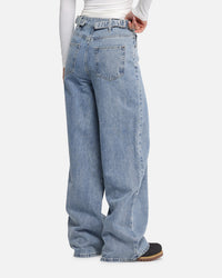 XXIII Women's Wide Leg Jeans Blue Denim