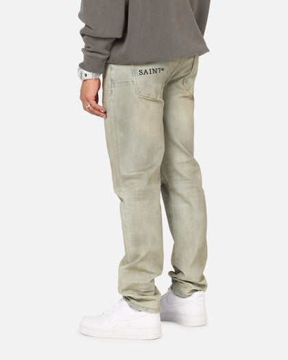 Saint Morta Psykhe Dirty Distressed Jeans Dirty Denim