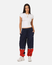 Reebok Colour Block Joggers Navy/Red