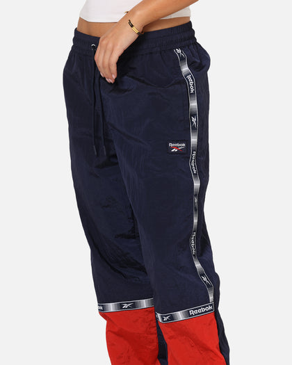 Reebok Colour Block Joggers Navy/Red