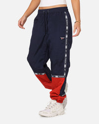 Reebok Colour Block Joggers Navy/Red