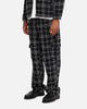 XXIII Boucle Tweed Cargo Pants Black/White