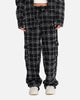 XXIII Boucle Tweed Cargo Pants Black/White