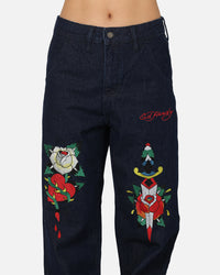 Ed Hardy Once Wounded Jeans Dark Indigo
