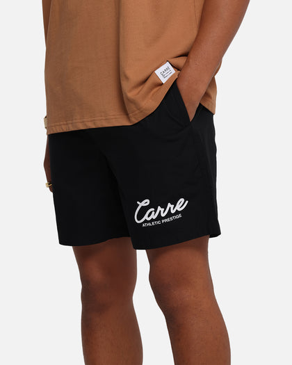 Carre Prestige Script Beach Shorts Black