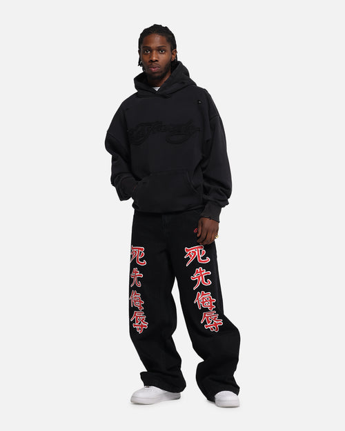 Ed Hardy Death Before Dishonour Jeans Black