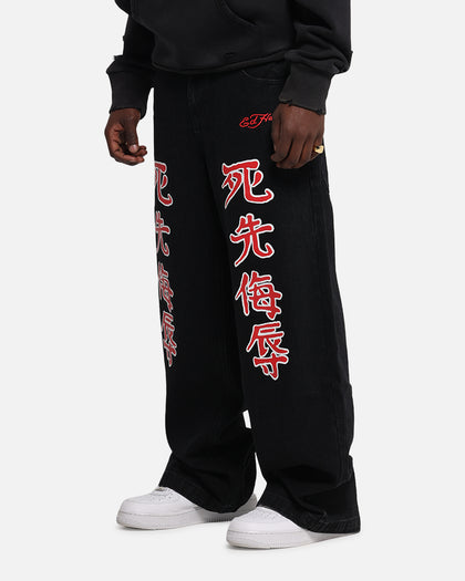 Ed Hardy Death Before Dishonour Jeans Black