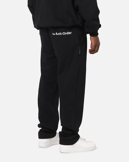 The Anti Order Reverse Logo Track Pants Black
