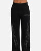 Ed Hardy Cyber Rhinestone Track Pants Black