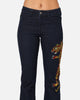 Ed Hardy Women's Feline Bootleg Jeans Indigo Denim