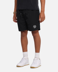 The Anti Order Reverse Logo Nylon Shorts Black