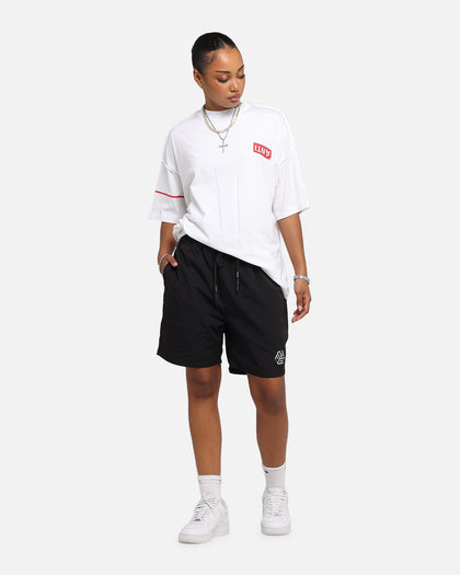 The Anti Order Reverse Logo Nylon Shorts Black
