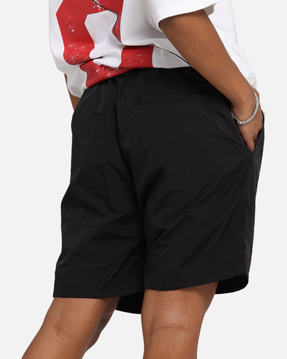 The Anti Order Reverse Logo Nylon Shorts Black