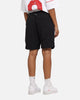 The Anti Order Reverse Logo Nylon Shorts Black
