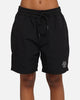 The Anti Order Reverse Logo Nylon Shorts Black