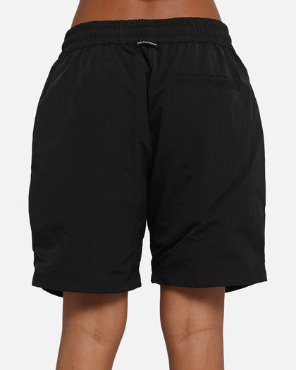 The Anti Order Reverse Logo Nylon Shorts Black