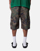 MNML Baggy Distressed Cargo Shorts Camo