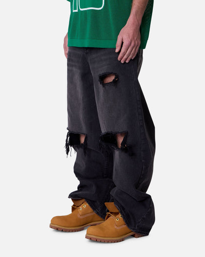 MNML Blowout Rave Denim Jeans Vintage Black